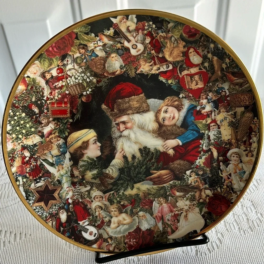 Plate collection. A visit from St Nicholas.